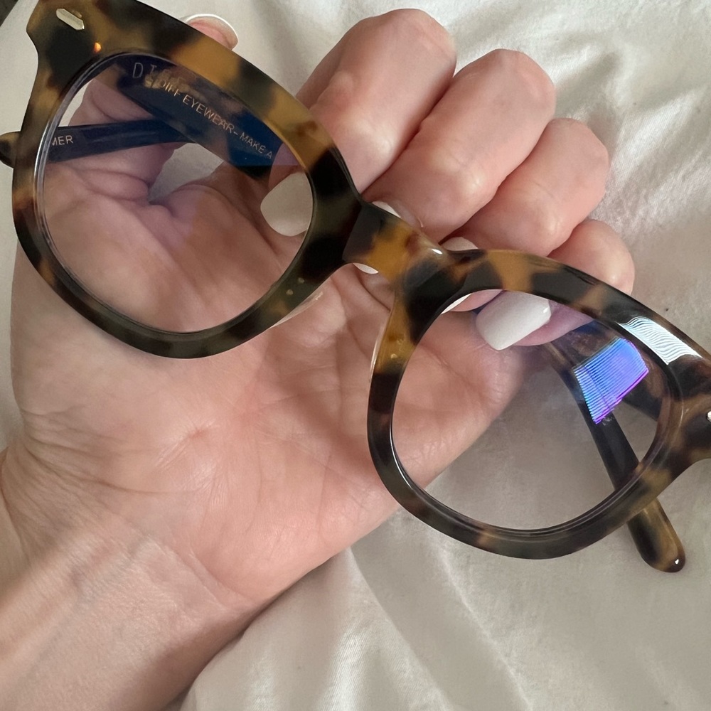 Diff Brown Tortoiseshell Eyeglasses Clear Lenses … - image 8